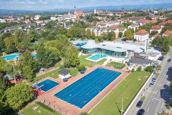 Luftaufnahme aquatherm Freibad 